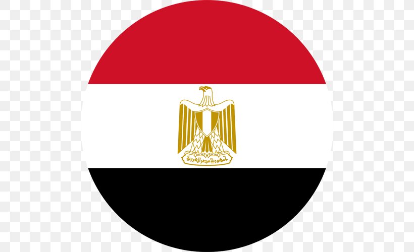Flag Of Egypt National Flag, PNG, 500x500px, Egypt, Brand, Flag, Flag Of Algeria, Flag Of Andorra Download Free