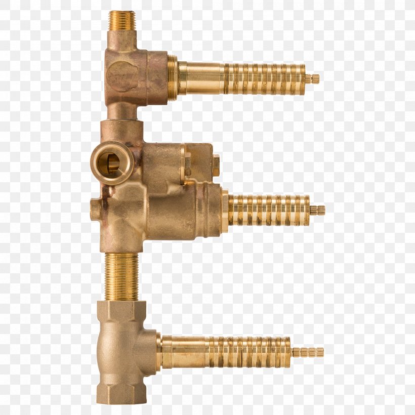 Brass Thermostatic Mixing Valve Thermostatic Radiator Valve Tap, PNG, 2000x2000px, Brass, Agua Caliente Sanitaria, Casting, Cylinder, Door Handle Download Free