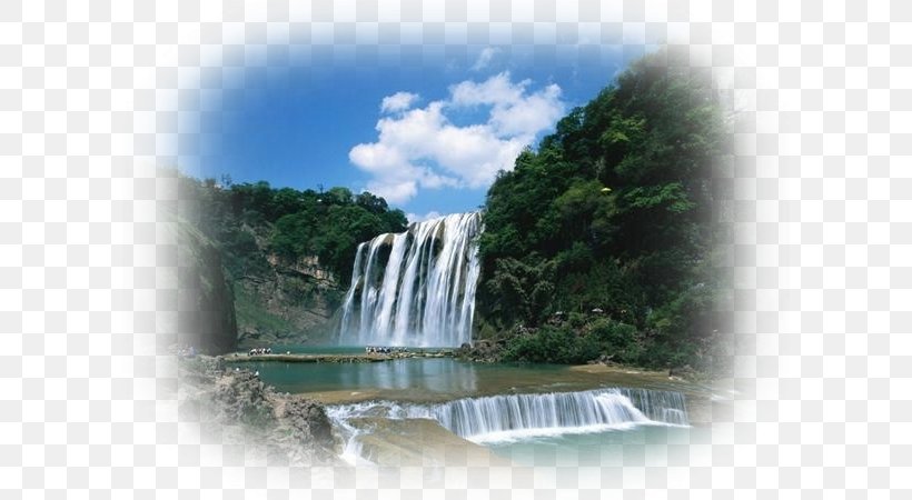 Huangguoshu Waterfall Pearl Shoal Waterfall Jiuzhaigou Huanglong Guiyang, PNG, 600x450px, Huangguoshu Waterfall, Anshun, Body Of Water, China, Chute Download Free