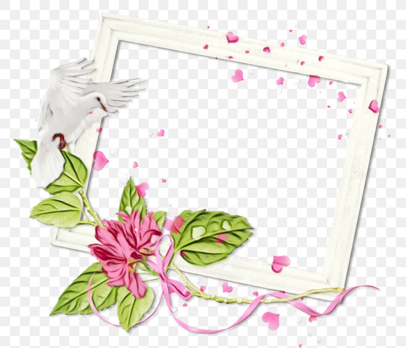 Pink Flower Frame, PNG, 800x704px, Floral Design, Blossom, Cut Flowers, Flower, Paper Product Download Free