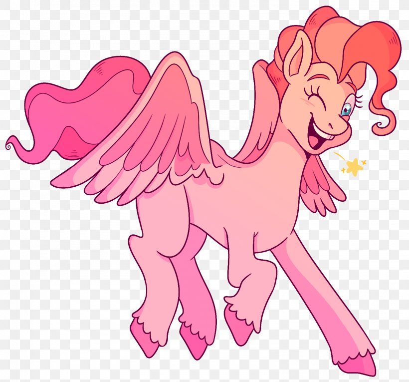 Pony Pinkie Pie Horse Art, PNG, 1495x1395px, Watercolor, Cartoon, Flower, Frame, Heart Download Free