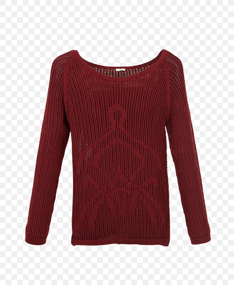 Sleeve Shoulder Sweater Maroon Wool, PNG, 748x998px, Sleeve, Maroon, Neck, Shoulder, Sweater Download Free