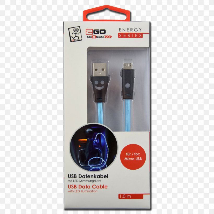 Electrical Cable Light-emitting Diode Data Cable USB, PNG, 1500x1500px, Electrical Cable, Blau Mobilfunk, Blue, Cable, Computer Hardware Download Free