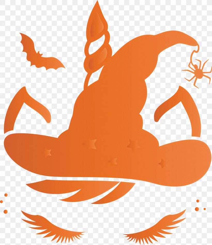 Halloween Unicorn, PNG, 2599x3000px, Halloween Unicorn, Orange Download Free