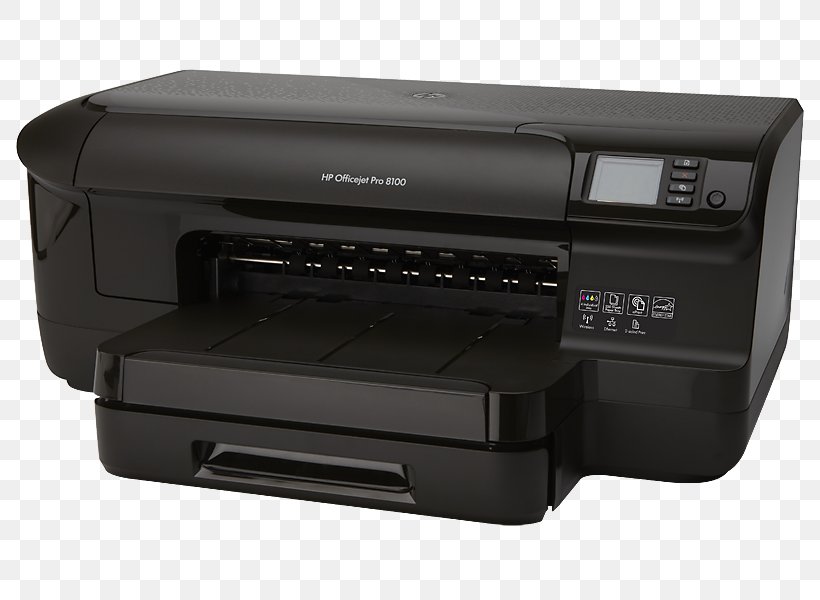 Hewlett-Packard Inkjet Printing Printer HP Officejet Pro 8100, PNG, 800x600px, Hewlettpackard, Computer Software, Duplex Printing, Electronic Device, Electronics Download Free