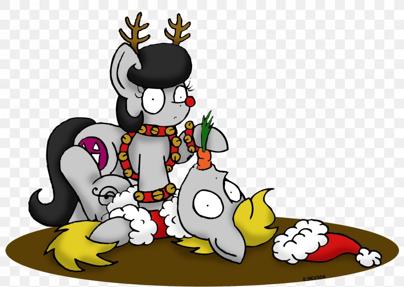 Reindeer Horse Character Clip Art, PNG, 2368x1681px, Reindeer, Art, Cartoon, Character, Christmas Download Free
