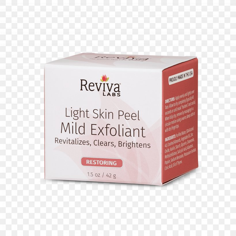 Cream Exfoliation Skin Care Reviva Labs Non-Chemical Light Skin Peel, PNG, 4500x4500px, Cream, Cosmetics, Exfoliation, Human Skin, Palmitoyl Pentapeptide4 Download Free