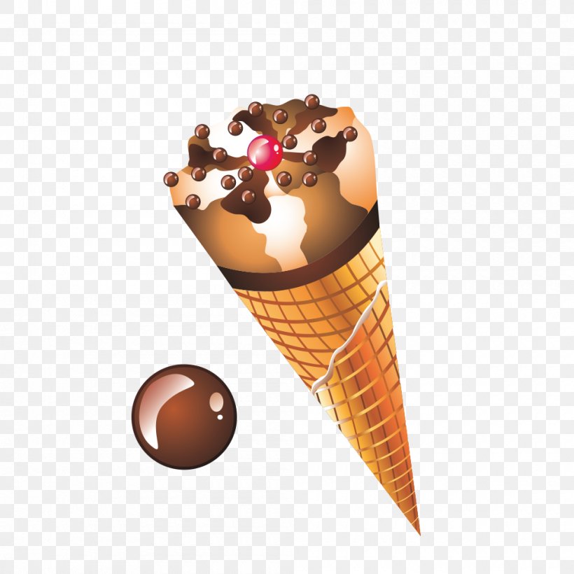 Ice Cream Cone Sundae Ice Pop, PNG, 1000x1000px, Ice Cream, Cream, Dairy Product, Dessert, Food Download Free