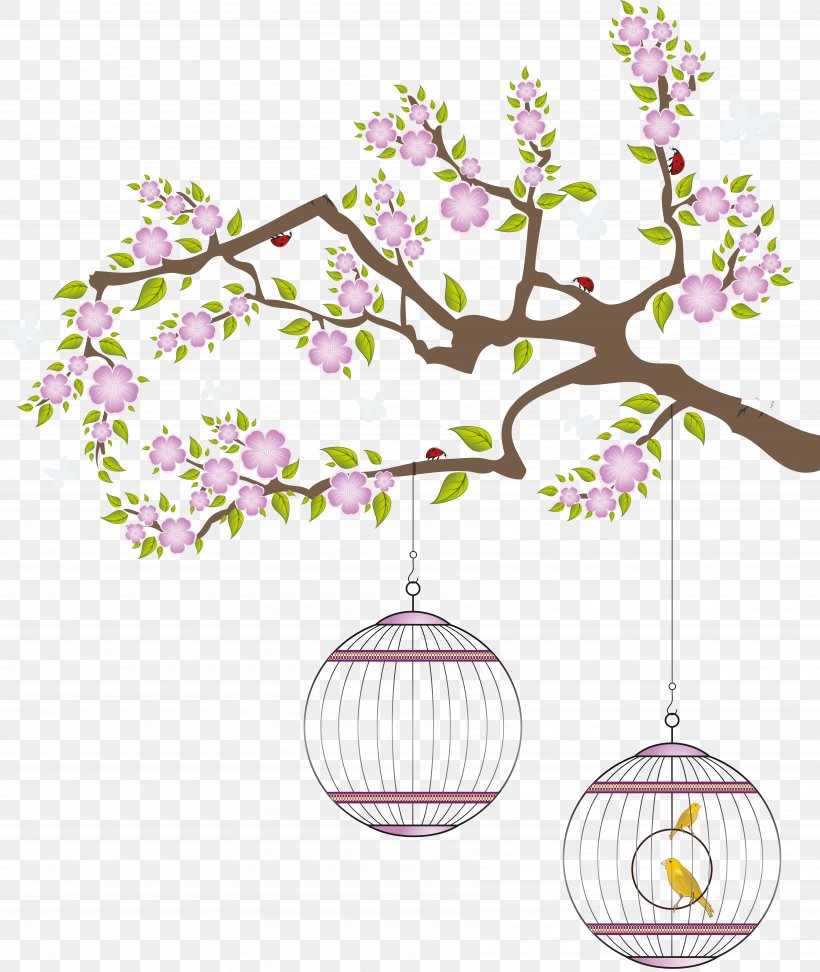 Wall Decal Sticker Decorative Arts Wallpaper, PNG, 7001x8302px, Wall Decal, Blossom, Branch, Cherry Blossom, Cut Flowers Download Free