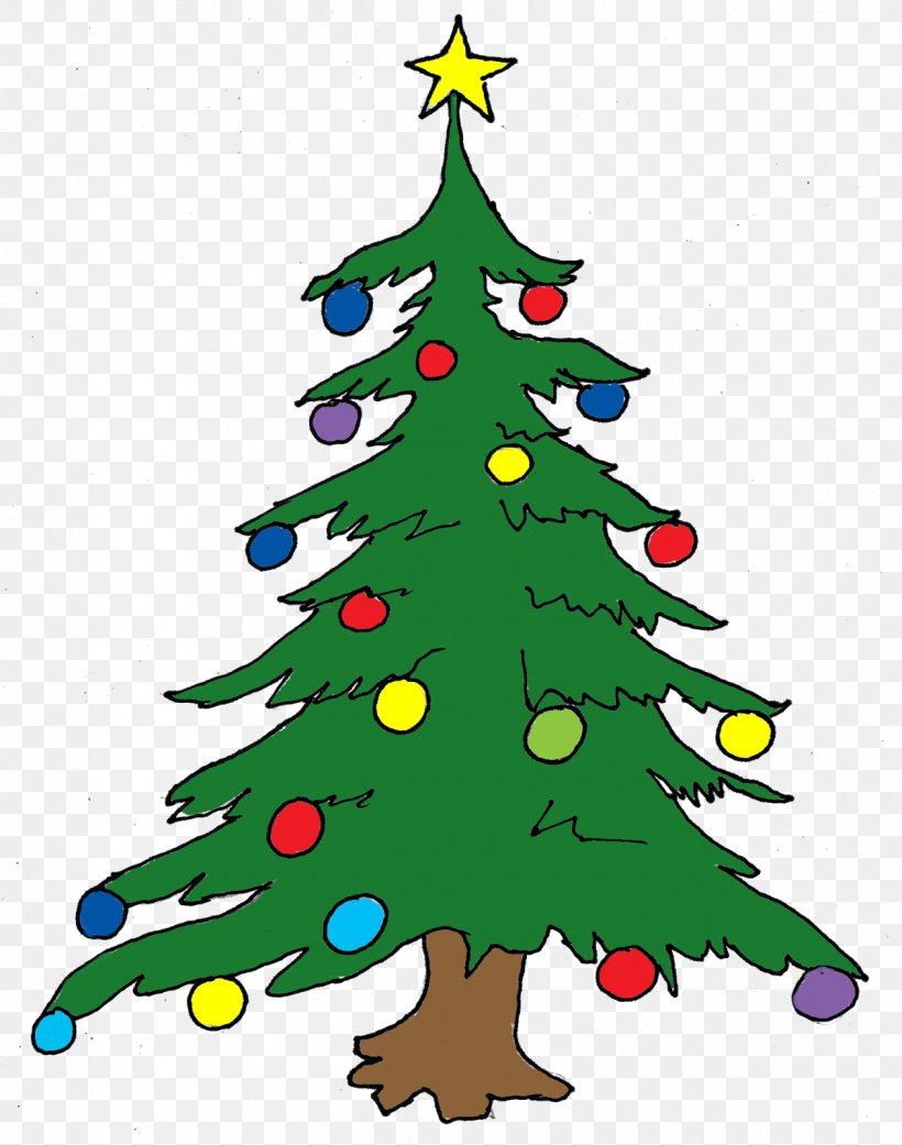 Christmas Tree Santa Claus Clip Art Christmas Decoration, PNG, 1260x1600px, Christmas Tree, American Larch, Branch, Christmas, Christmas Carol Download Free