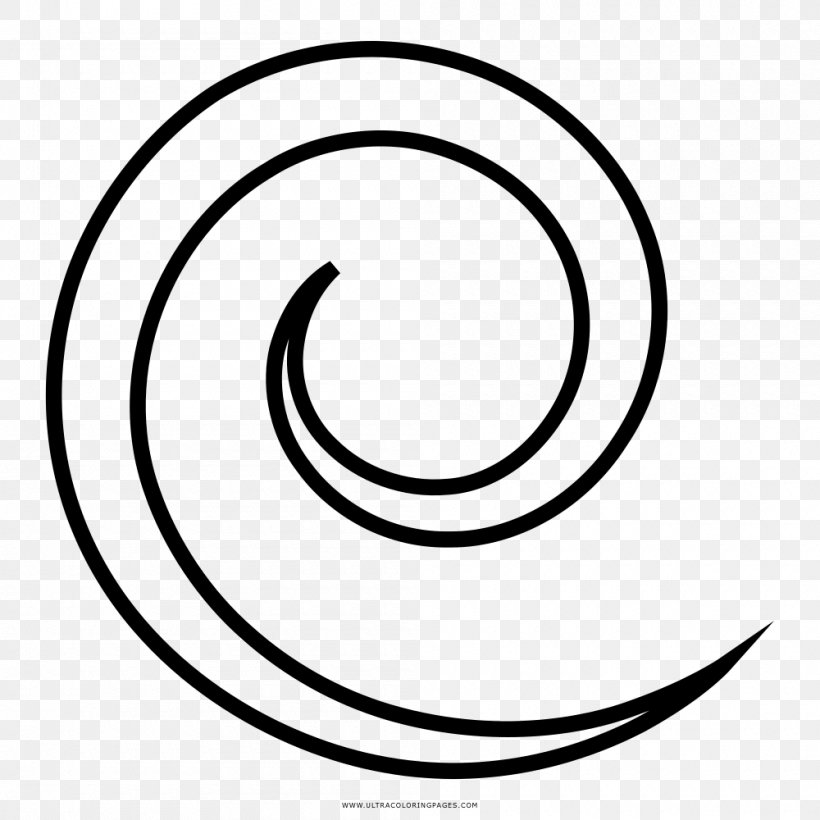 Drawing Spiral Coloring Book Circle, PNG, 1000x1000px, Drawing, Area, Black, Black And White, Child Download Free