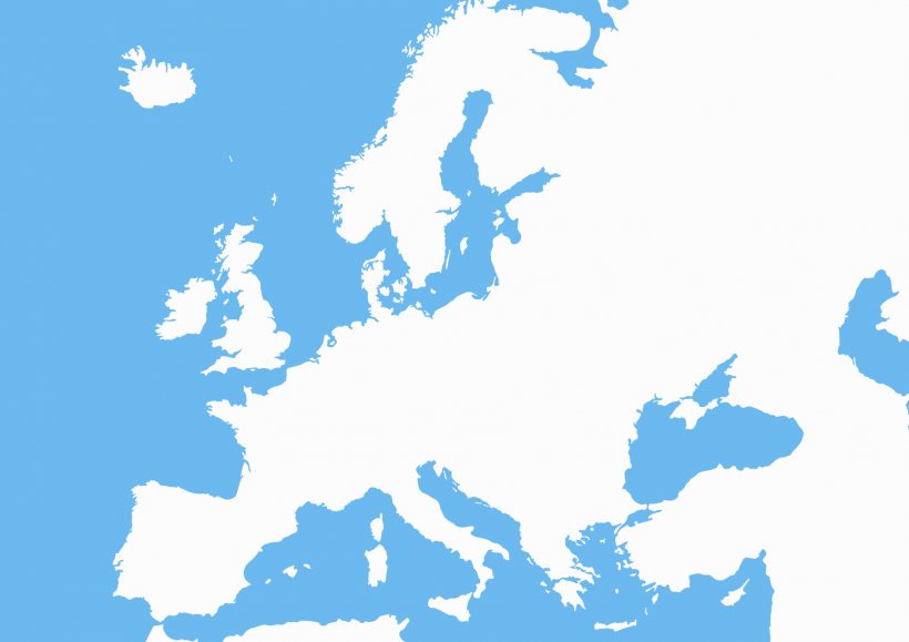 Europe Blank Map Clip Art, PNG, 1823x1289px, Europe, Area, Blank Map, Blue, Cloud Download Free