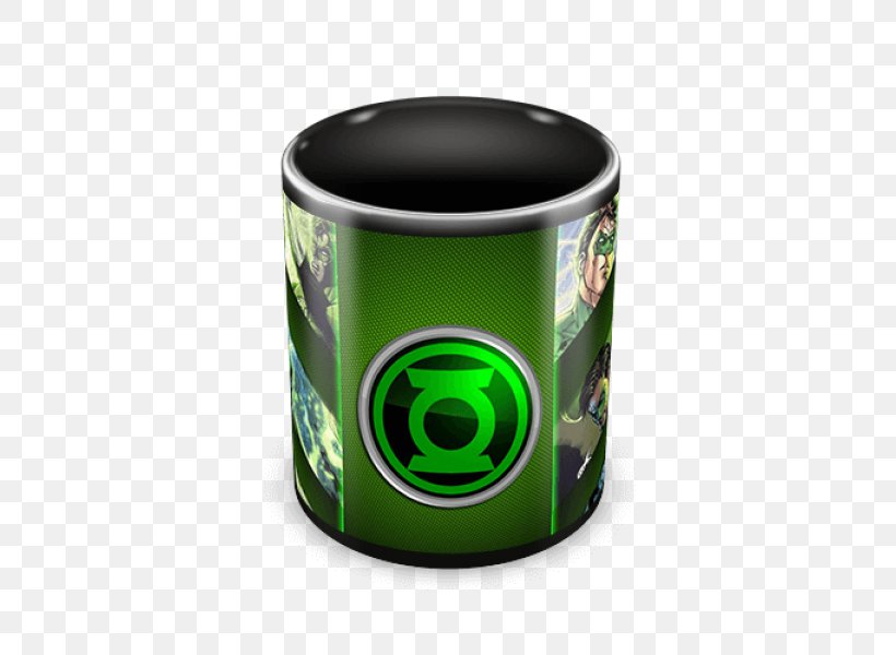 Mug Coffee Cup Ceramic Green Lantern, PNG, 600x600px, Mug, Ceramic, Coffee Cup, Cup, Green Download Free