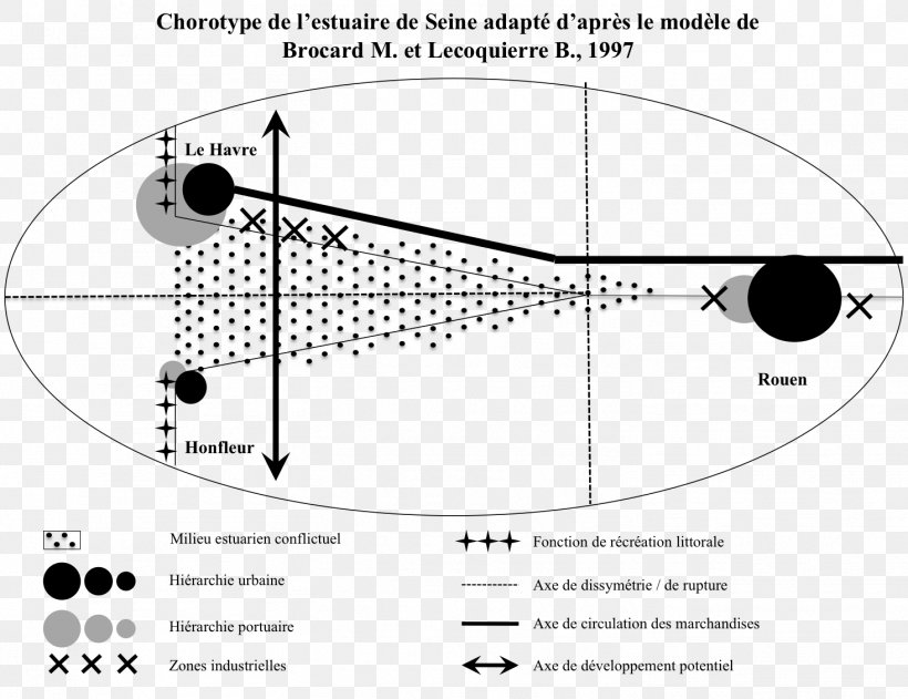 Réserve Naturelle Nationale De L'estuaire De La Seine Estuary Port Of Le Havre Seaside Resort, PNG, 1466x1129px, Estuary, Area, Black And White, City, Diagram Download Free