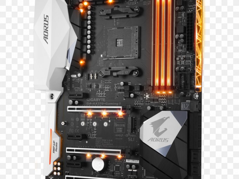 Socket AM4 Motherboard Gigabyte GA-AX370-Gaming 5 Gigabyte Technology Ryzen, PNG, 960x720px, Socket Am4, Aorus, Atx, Central Processing Unit, Computer Component Download Free