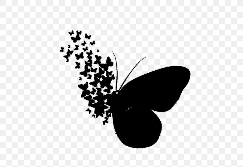 Paper Wall Decal Sticker Brush-footed Butterflies, PNG, 600x565px, Paper, Blackandwhite, Brushfooted Butterflies, Butterfly, Door Download Free