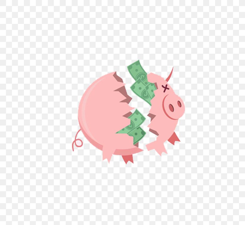 Domestic Pig Piggy Bank Money, PNG, 800x753px, Domestic Pig, Bank, Fictional Character, Material, Money Download Free