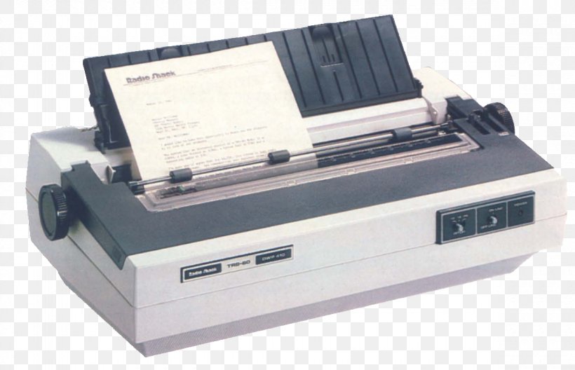 Line Printer Paper Dot Matrix Printing TRS-80, PNG, 1180x760px, Printer, Carbon Paper, Computer, Computer Monitors, Dot Matrix Printing Download Free