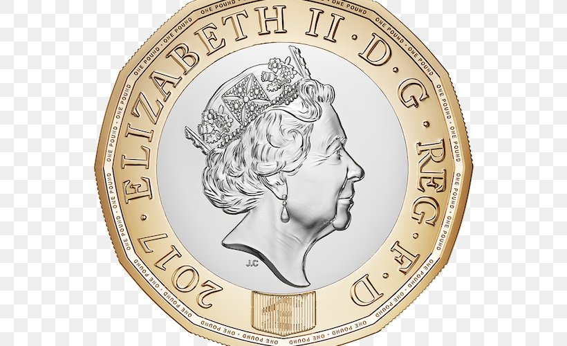 Royal Mint One Pound Silver Coin Pound Sterling, PNG, 550x500px, Royal Mint, Coin, Currency, Dei Gratia Regina, Dollar Coin Download Free
