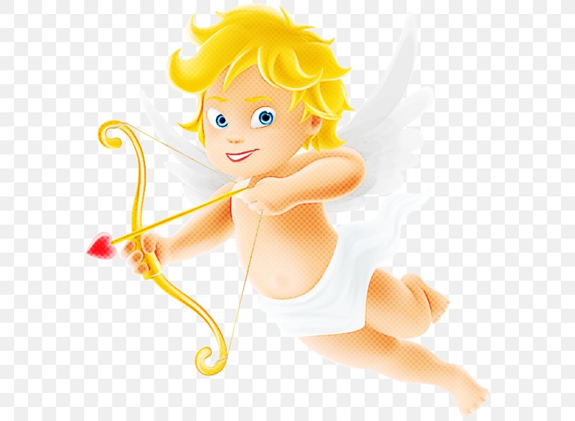 Cartoon Fictional Character Clip Art Cupid Angel, PNG, 586x600px, Cartoon, Angel, Cupid, Fictional Character Download Free