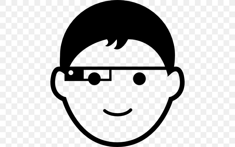 Google Glass, PNG, 512x512px, Google Glass, Area, Black, Black And White, Computer Download Free