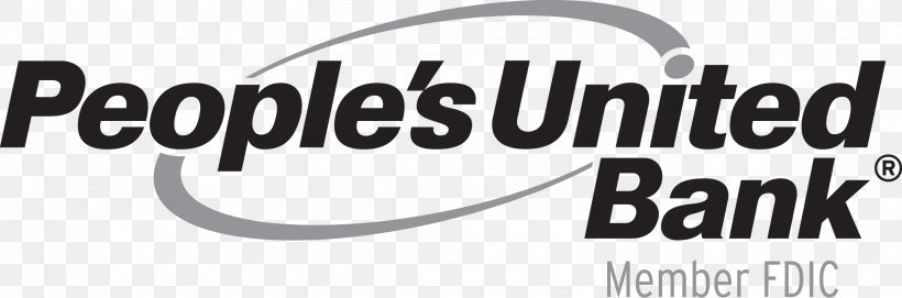 People's United Bank, N.A. People's United Financial Investment, PNG, 2163x717px, Bank, Area, Black And White, Brand, Cheque Download Free