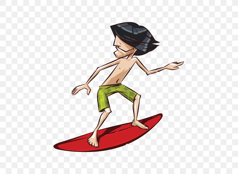 Cartoon Surfing Royalty-free, PNG, 600x600px, Cartoon, Art, Depiction, Fictional Character, Joint Download Free