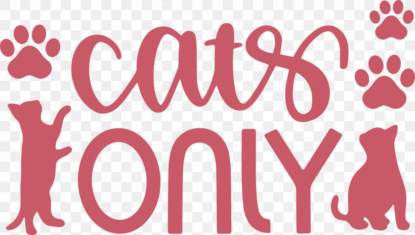 Cats Only Cat, PNG, 3000x1704px, Cat, Logo, Meter, Valentines Day Download Free