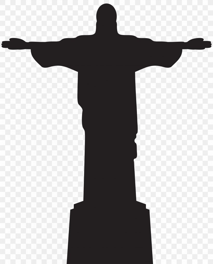 Christ The Redeemer Corcovado Statue, PNG, 6443x8000px, Christ The Redeemer, Black And White, Corcovado, Cross, Joint Download Free