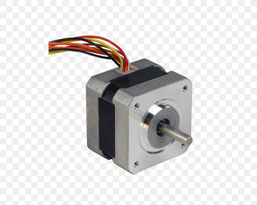 NEMA 17 Stepper Motor Electric Motor National Electrical Manufacturers Association Unipolar Motor, PNG, 510x653px, Stepper Motor, Ac Power Plugs And Sockets, Cylinder, Electric Motor, Electronics Accessory Download Free