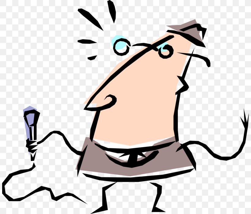 Clipart Journalist Cartoon / This clipart image is transparent