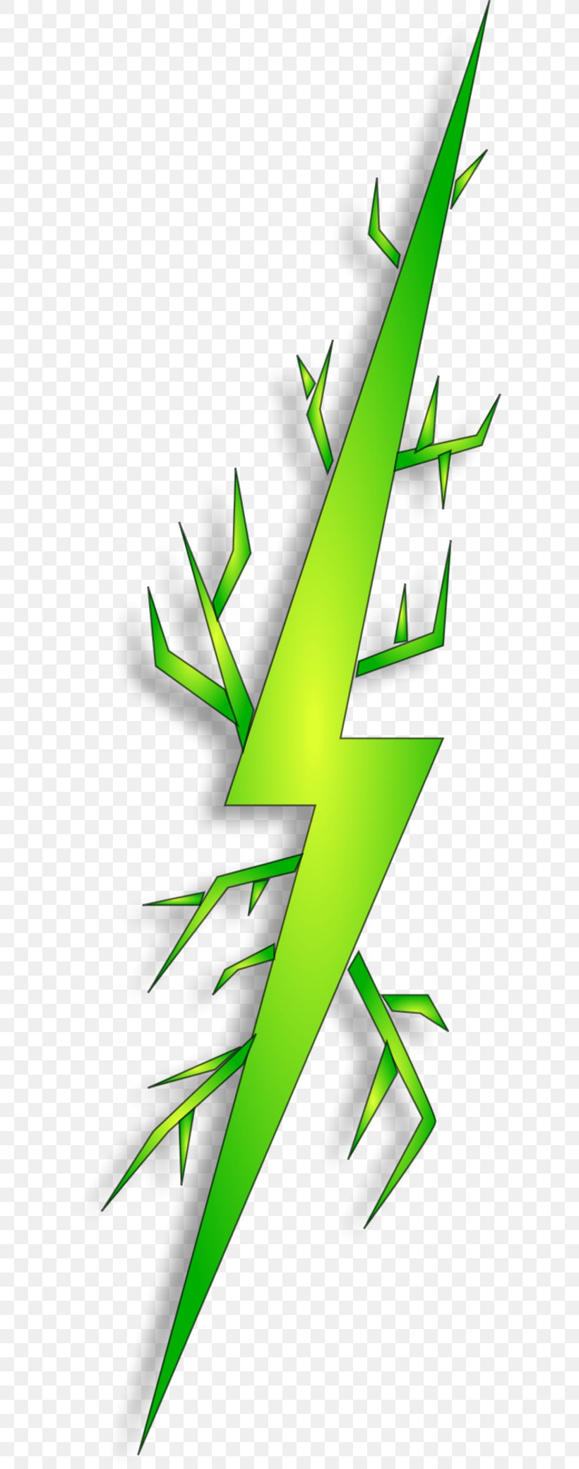 Electric Spark Electricity Clip Art, PNG, 600x2078px, Electric Spark, Electricity, Grass, Green, Leaf Download Free
