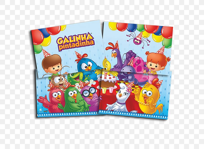 Galinha Pintadinha Party Chicken Birthday Painel, PNG, 600x600px, Galinha Pintadinha, Birthday, Cartoon, Chicken, Convite Download Free