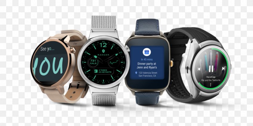 Wear OS Smartwatch Android Google I/O, PNG, 930x465px, Wear Os, Android, Android Nougat, Asus Zenwatch, Brand Download Free
