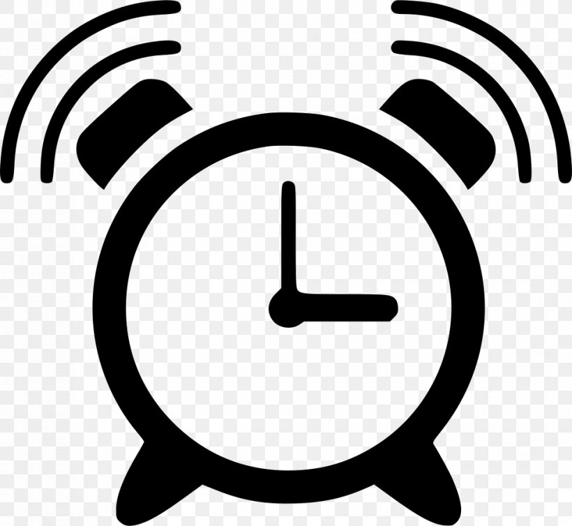 Alarm Clocks Buzzer, PNG, 980x902px, Alarm Clocks, Area, Bell, Black And White, Buzzer Download Free