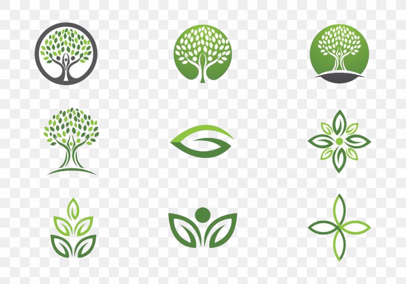 Logo Euclidean Vector Leaf Tree, PNG, 1000x700px, Logo, Area, Brand, Environmentally Friendly, Flora Download Free