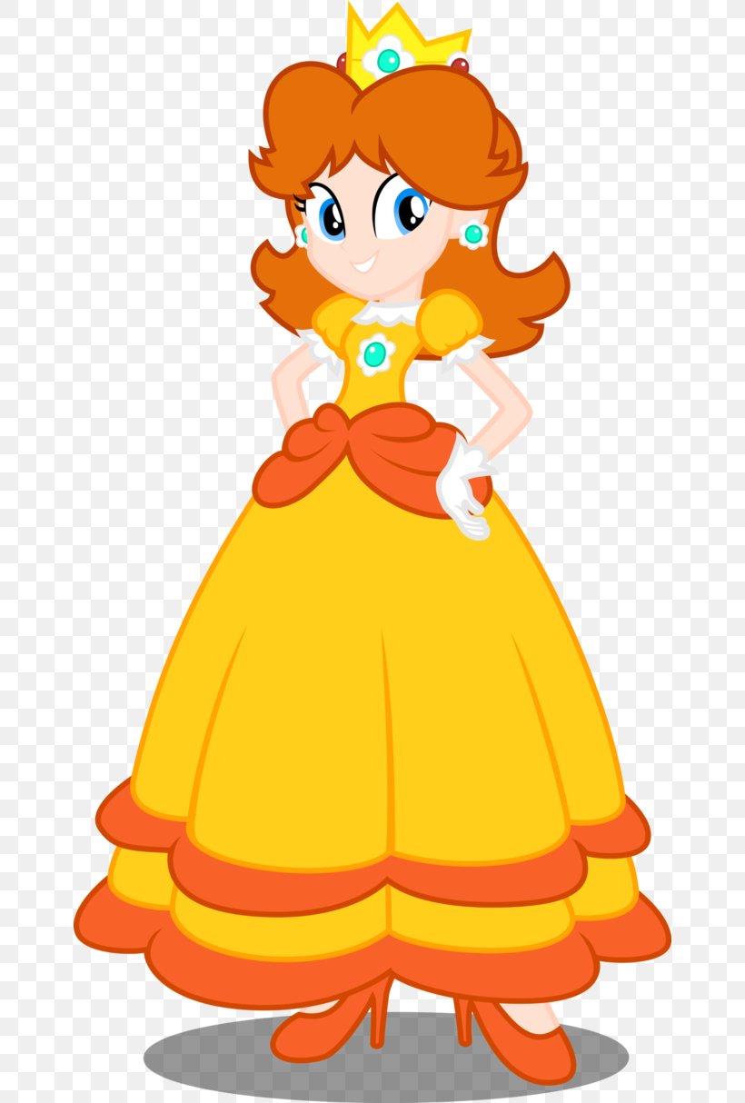 Princess Daisy Princess Peach Mario Rainbow Dash Princess Cadance, PNG, 658x1214px, Princess Daisy, Art, Artwork, Cartoon, Character Download Free