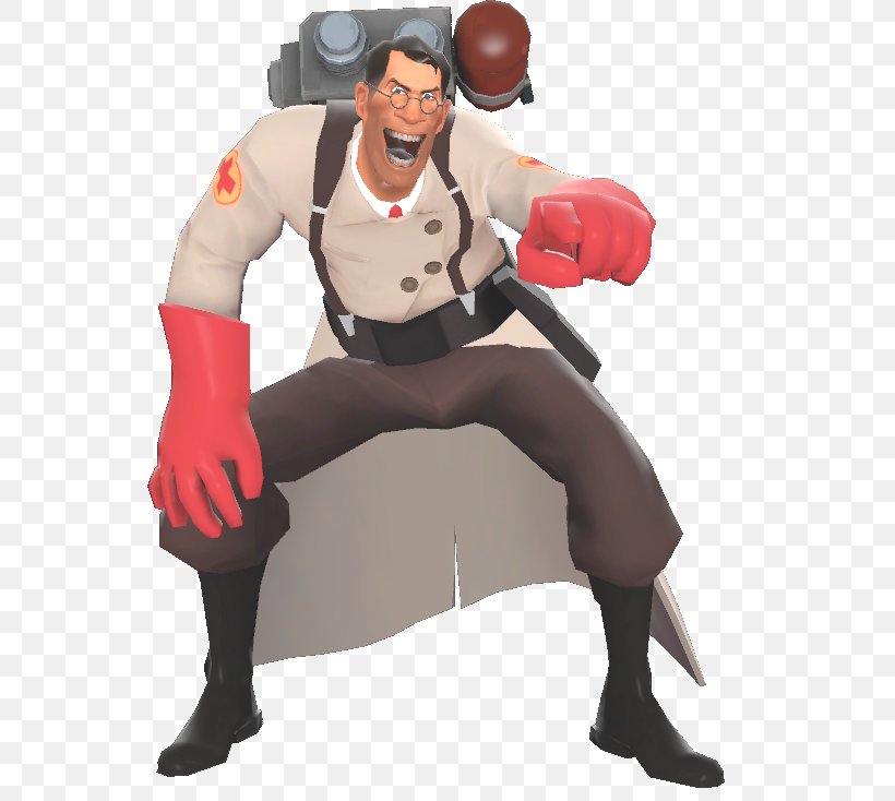 Team Fortress 2 Evil Laughter Medic Saxxy Awards Valve Corporation, PNG, 586x734px, Team Fortress 2, Action Figure, Action Toy Figures, Artist, Costume Download Free