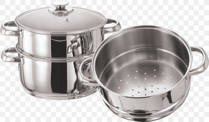 Food Steamers Cookware Stainless Steel Induction Cooking, PNG, 1000x586px, Food Steamers, Casserola, Cooking Ranges, Cookware, Cookware Accessory Download Free