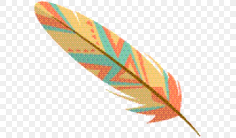 Leaf Line, PNG, 596x480px, Feather, Leaf, Longboard, Natural Material, Orange Download Free