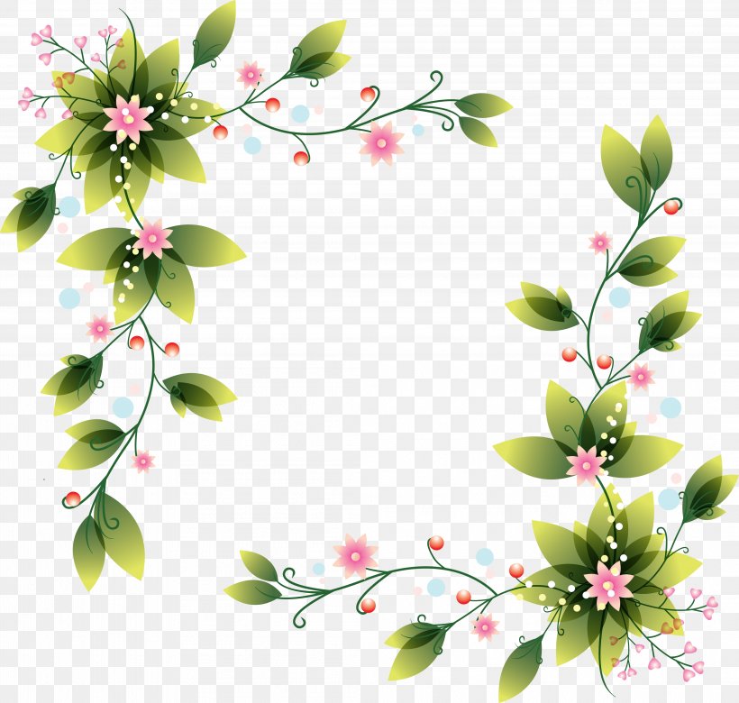 Picture Frames Floral Design Flower Clip Art, PNG, 4211x4007px, Picture Frames, Blossom, Bom Diggy Diggy, Branch, Flora Download Free