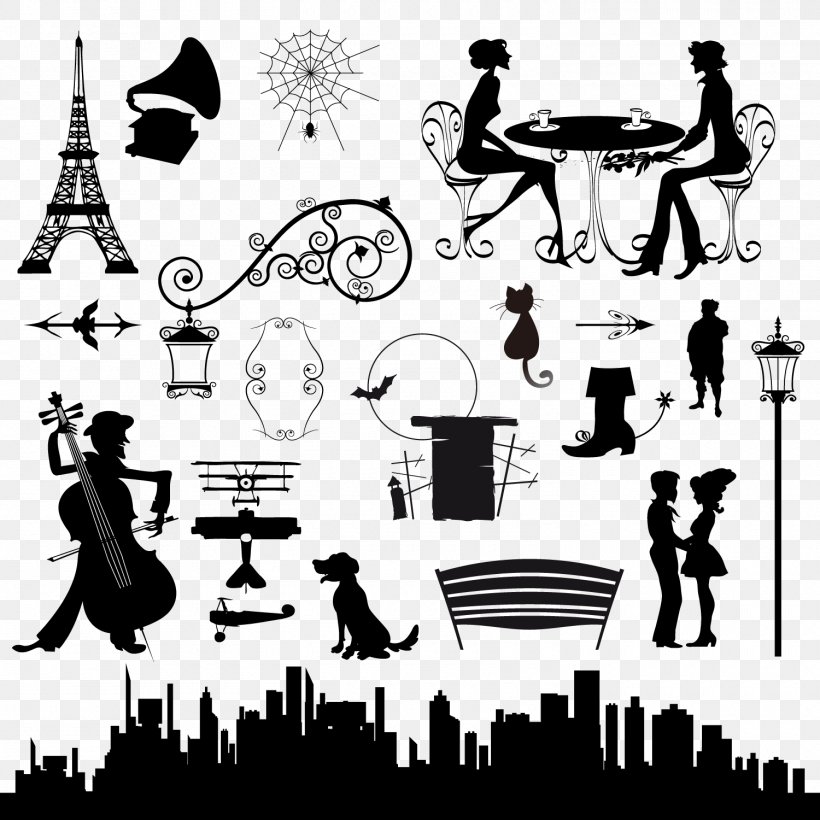 Vector Graphics Royalty-free Image Stock.xchng Silhouette, PNG, 1500x1500px, Royaltyfree, Art, Blackandwhite, Cartoon, Line Art Download Free