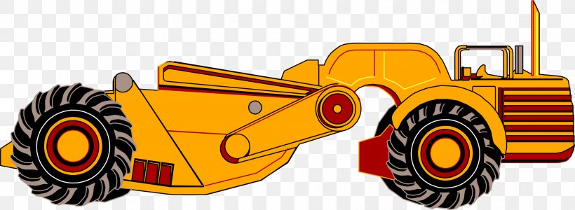 Bulldozer Wheel Tractor-scraper Clip Art, PNG, 2373x869px, Bulldozer, Automotive Design, Automotive Tire, Construction Equipment, Heavy Machinery Download Free