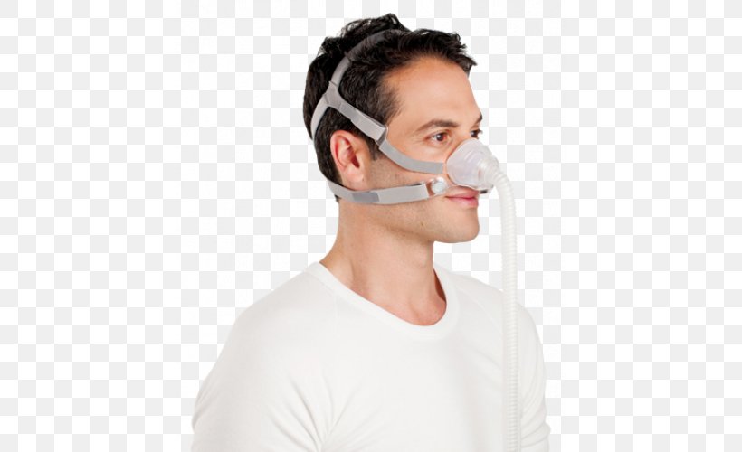 Continuous Positive Airway Pressure Mask ResMed Patient, PNG, 500x500px, Continuous Positive Airway Pressure, Apnea, Artificial Ventilation, Cheek, Chin Download Free