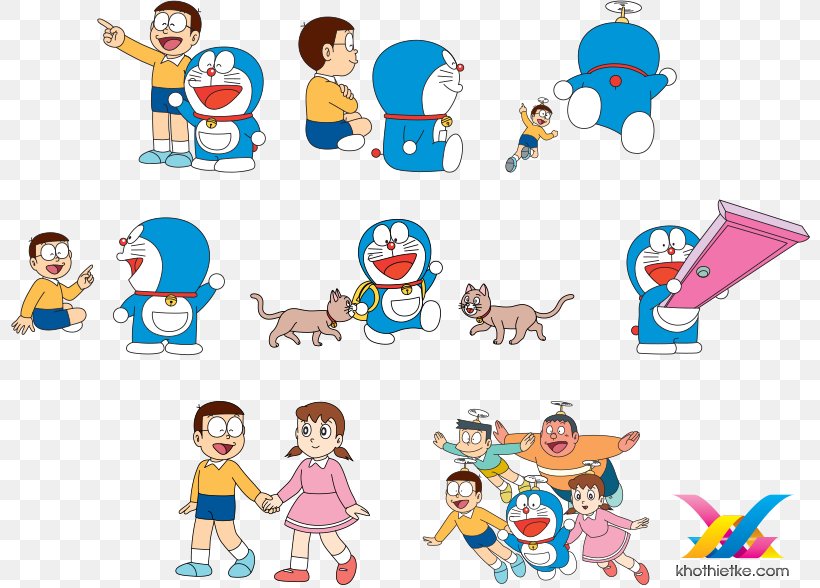 Doraemon Vector Graphics Image Nobita Nobi, PNG, 800x588px, Doraemon, Animal Figure, Art, Cartoon, Child Download Free