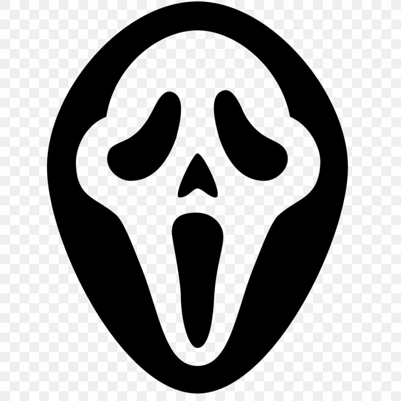 Ghostface Jason Voorhees The Scream, PNG, 1024x1024px, Ghostface, Black And White, Face, Halloween, Halloween Film Series Download Free