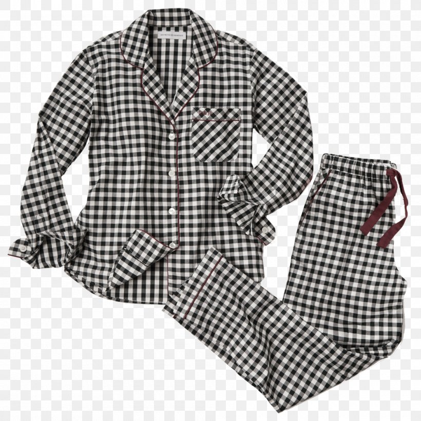 Gingham Pajamas Shirt Sleeve Tartan, PNG, 1000x1000px, Gingham, Clothing, Coco Chanel, Cotton, Fashion Download Free
