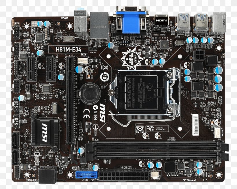 Intel LGA 1150 Motherboard ATX PCI Express, PNG, 1024x819px, Intel, Atx, Central Processing Unit, Chipset, Computer Download Free