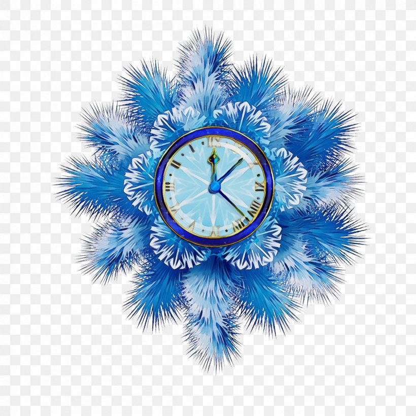 Snowflake, PNG, 1200x1200px, Christmas Ornaments, Blue, Christmas, Christmas Decoration, Clock Download Free