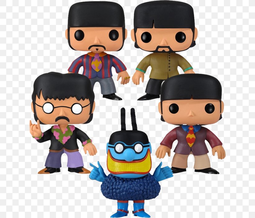 The Beatles Funko Yellow Submarine Action & Toy Figures Pop Rock, PNG, 632x700px, Beatles, Action Toy Figures, Fictional Character, Figurine, Funko Download Free
